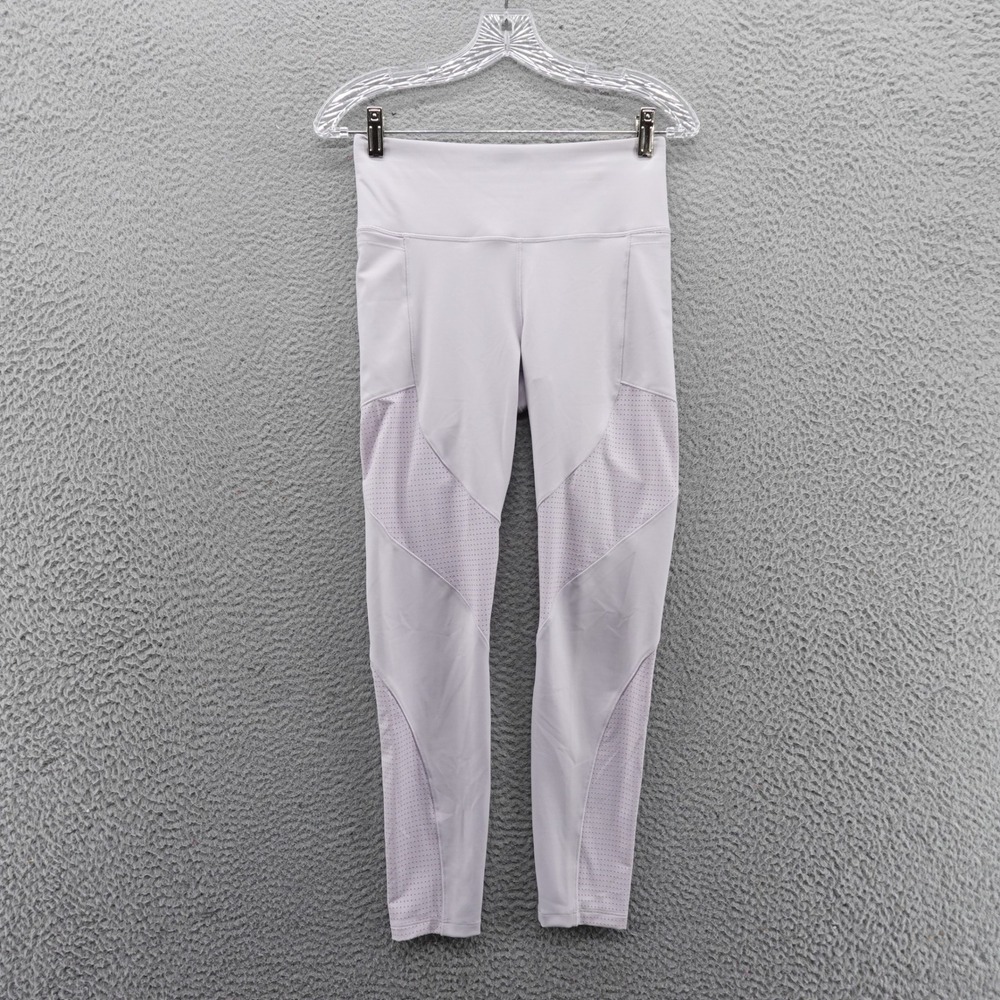 Calia PowerMove 7/8 Mesh Leggings Purple High Rise Womens Small NEW
